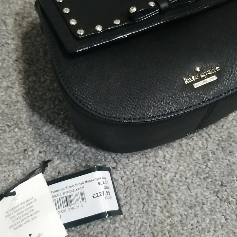 Kate Spade Cameron Street Jeweled Small Byrdie in Black - Picture 11 of 16